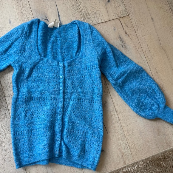 Sezane Sweaters - Sezane blue wool sweater